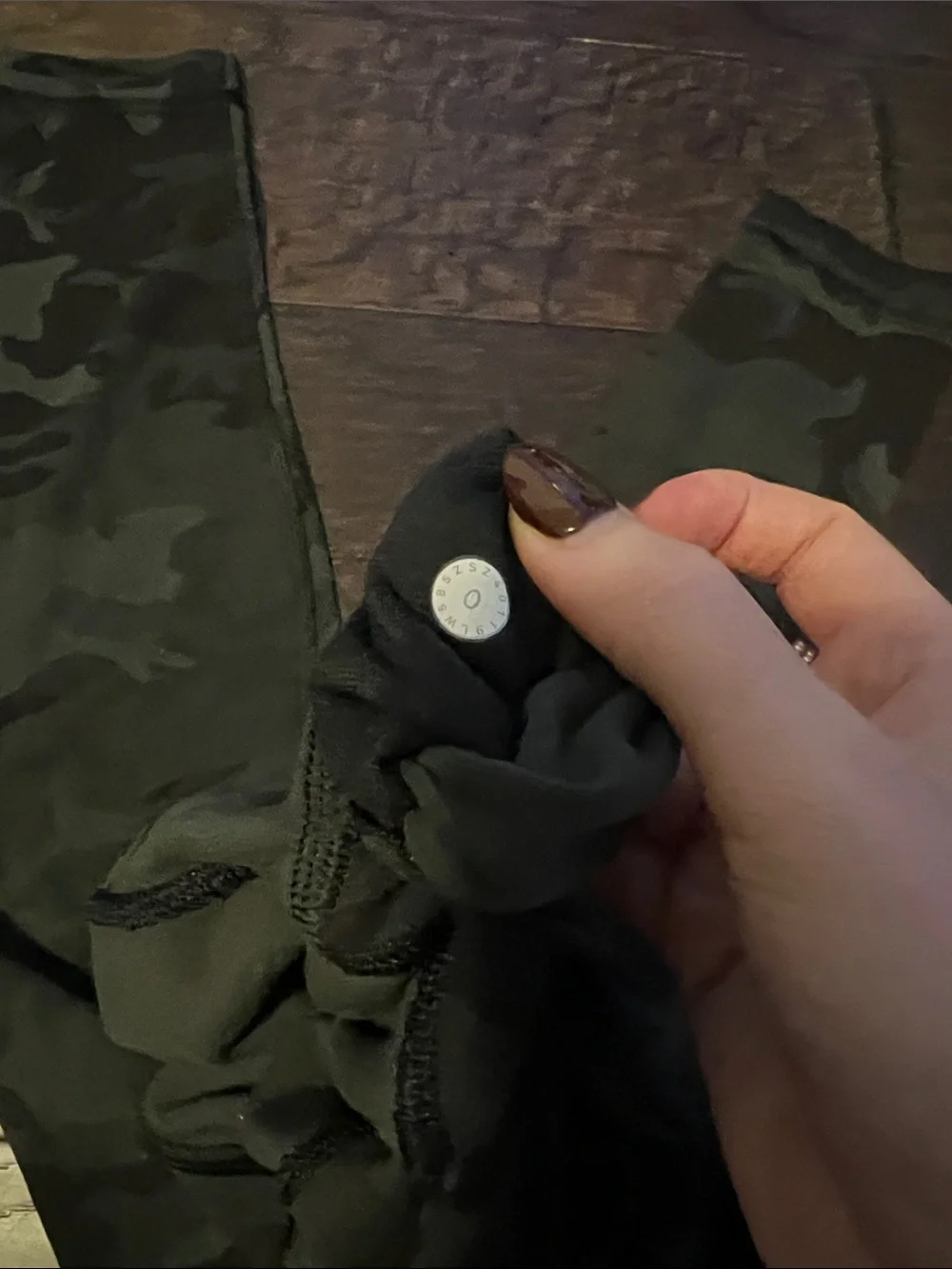 lululemon athletica Women’s ultra HR camo align Leggings - Dark Green & Black